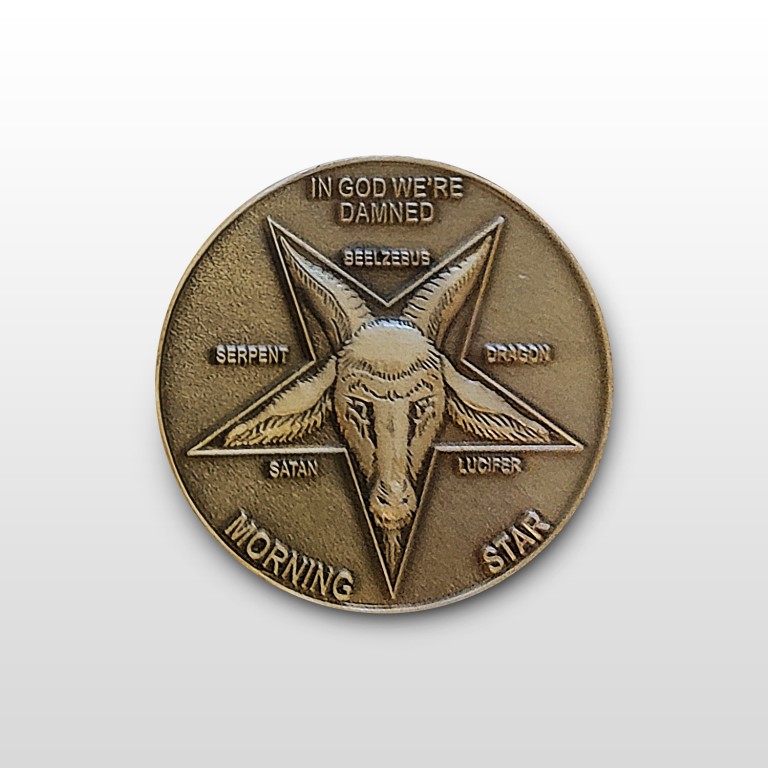 Lucifer Morningstar (TV Show) Bronze-Tone Inspired Replica Coin 1:1 Scale - no case